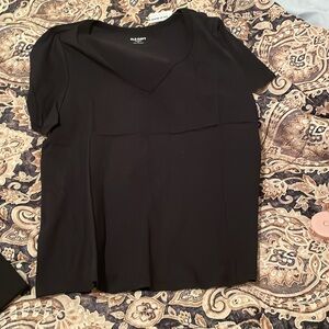 Black Women's v neck Top